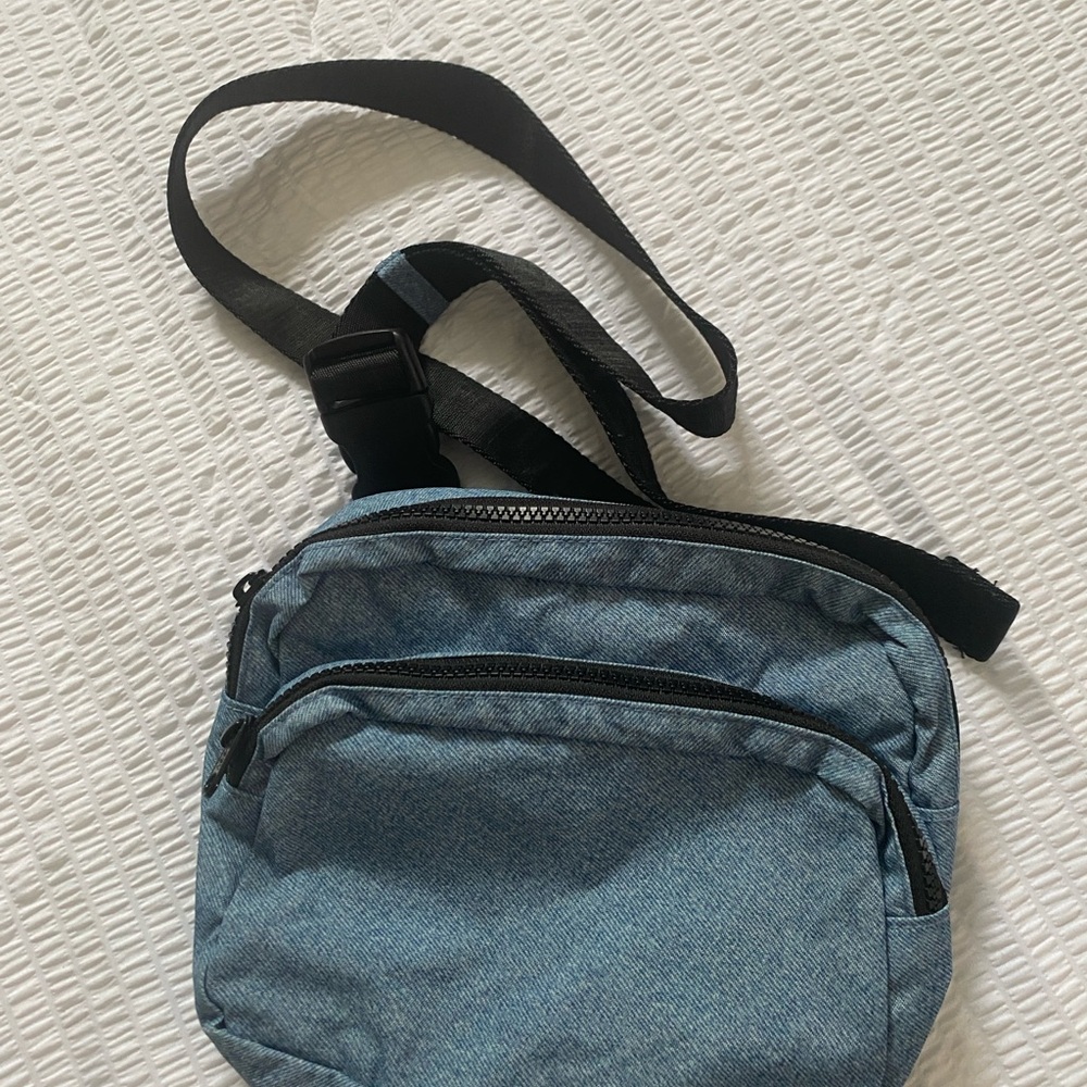 BAGGU Digital Denim Fanny Pack